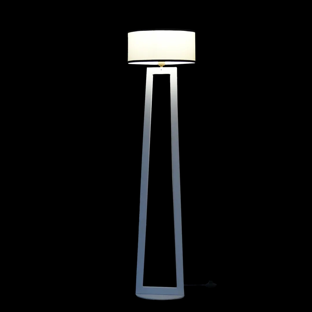 The Living Influence Minimalist White Floor Lamp 1