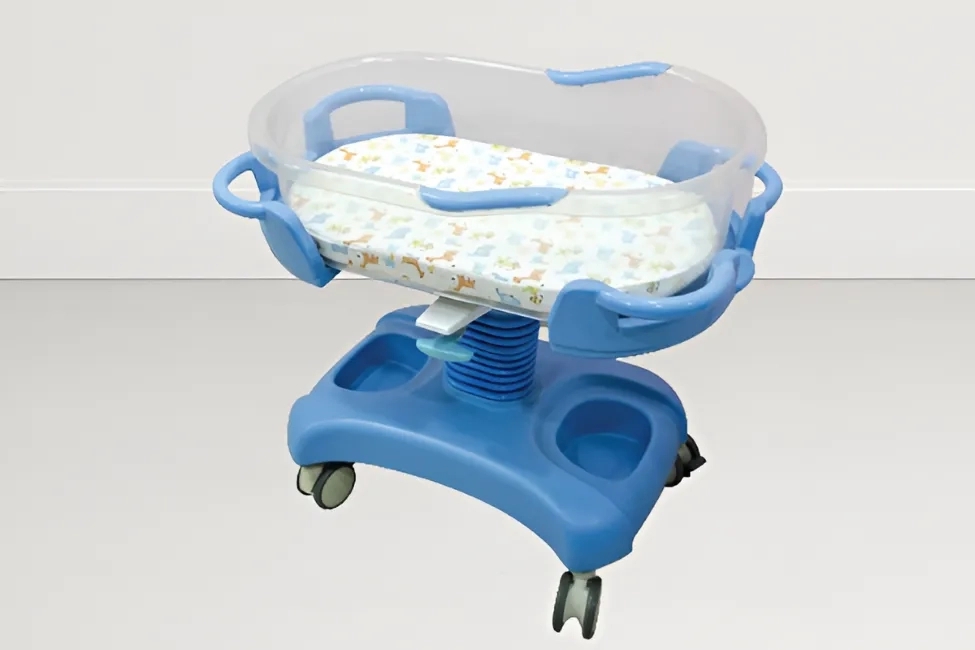 SI Surgical Baby Cot (Imported) - SIS 2025I by SI Surgical : Colours available: Blue