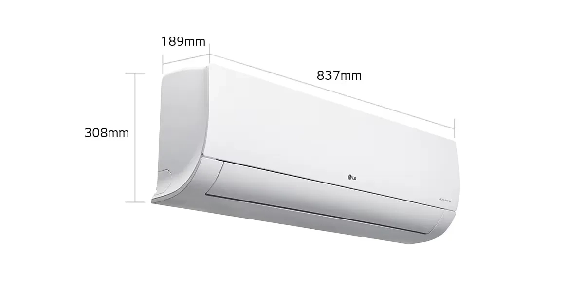 LG 5 Star (1.0) Split AC, AI Convertible 6-in-1 Cooling, Auto Clean, Diet Mode+, 100% Copper Tubes, 3.5 kW, 2025 Model by LG : Colours available: White 9 9