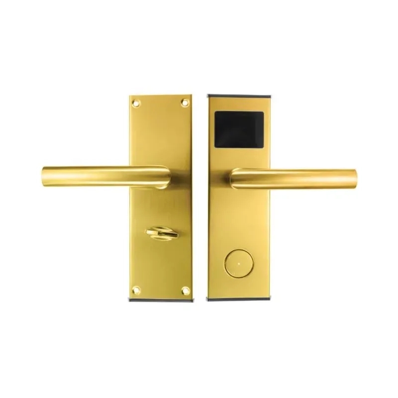 Ozone Software Based Hotel Door Lock - Gold by Ozone for Hotel, Resort : Colours available: Gold