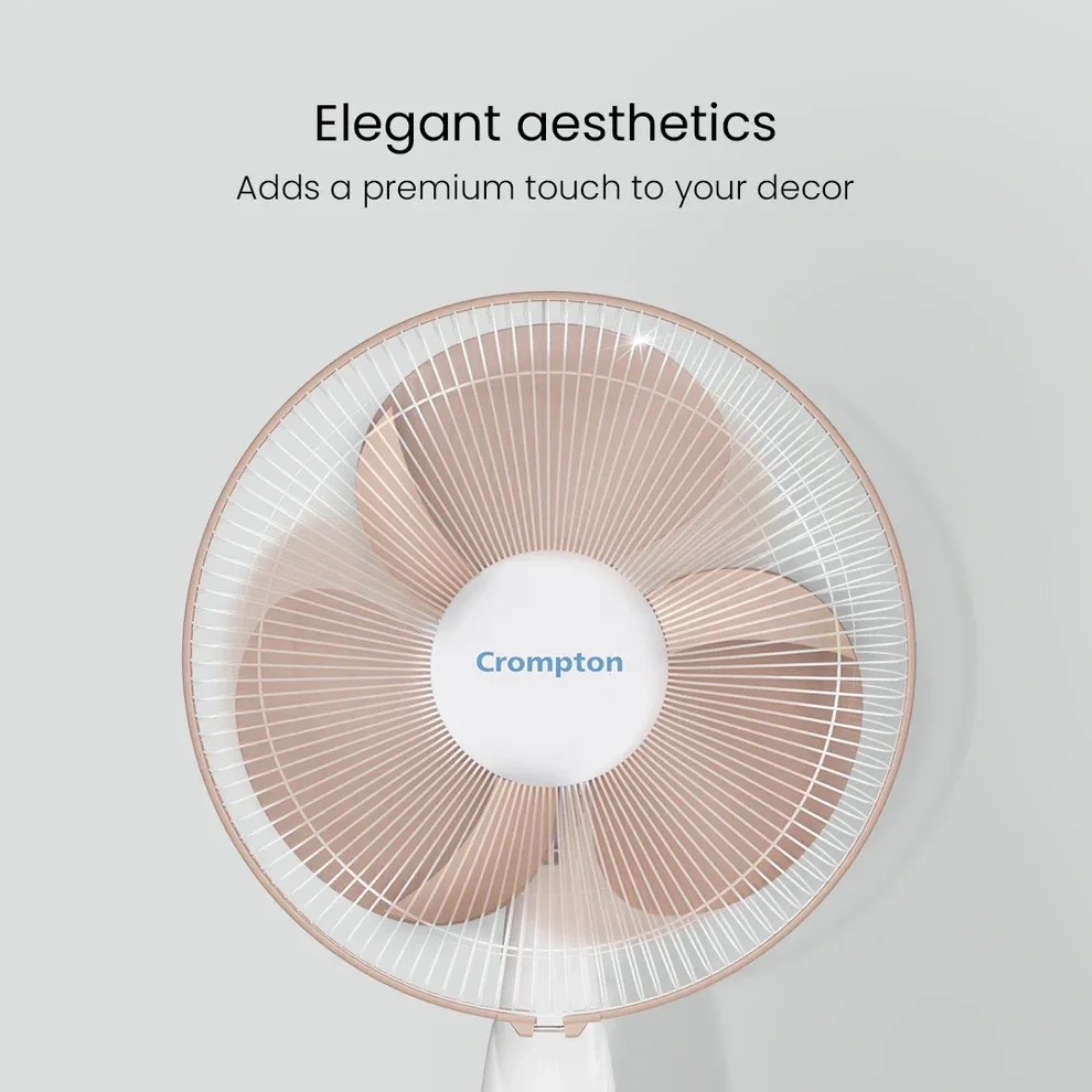 Crompton Hiflo Neo Table Fan - Coffee Brown by Crompton : Colours available: RosyBrown 10 3