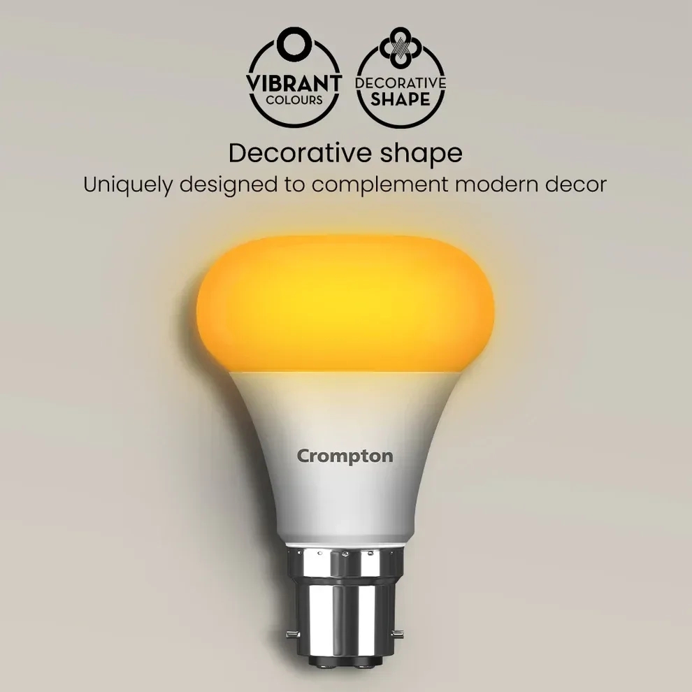 Crompton 7W B22 Colormatic LED Lamp by Crompton : Colours available: White 8 4