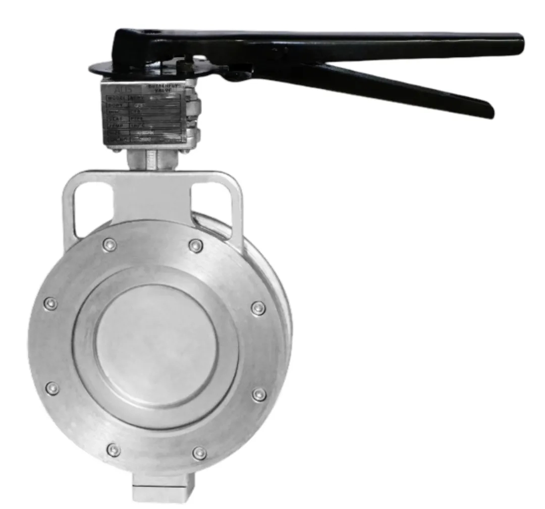 Alis Double Off-set Butterfly Valve - Manual by Alis Valves : Colours available: Silver
