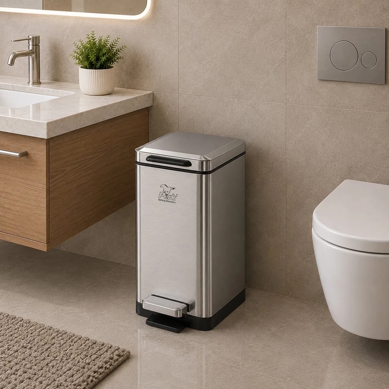 Perk Ecosilm Dustbin 6L 1