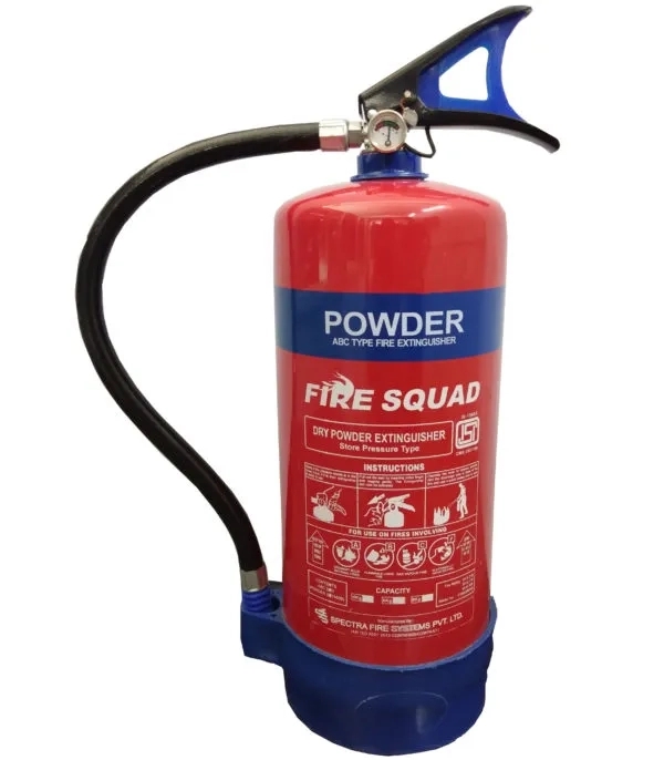 FireSquad ABC Powder Type (Stored Pressure) Fire Extinguisher 4 Kg by Fire Squad : Colours available: Red