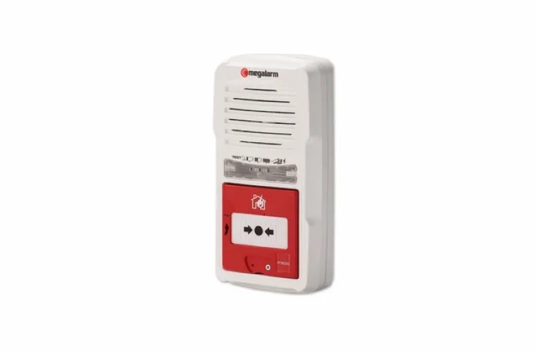 Ecofire Megalarm with Strobe and Resettable Call Point by Eco Fire