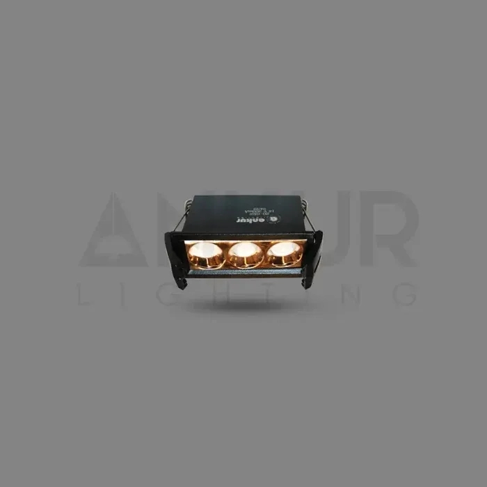Ankur Dazzle Linear Blade Recessed Led Light - 3Light by Ankur