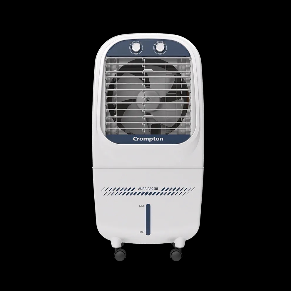 Crompton Aura Personal Air Cooler - 38-L by Crompton : Colours available: White, Blue