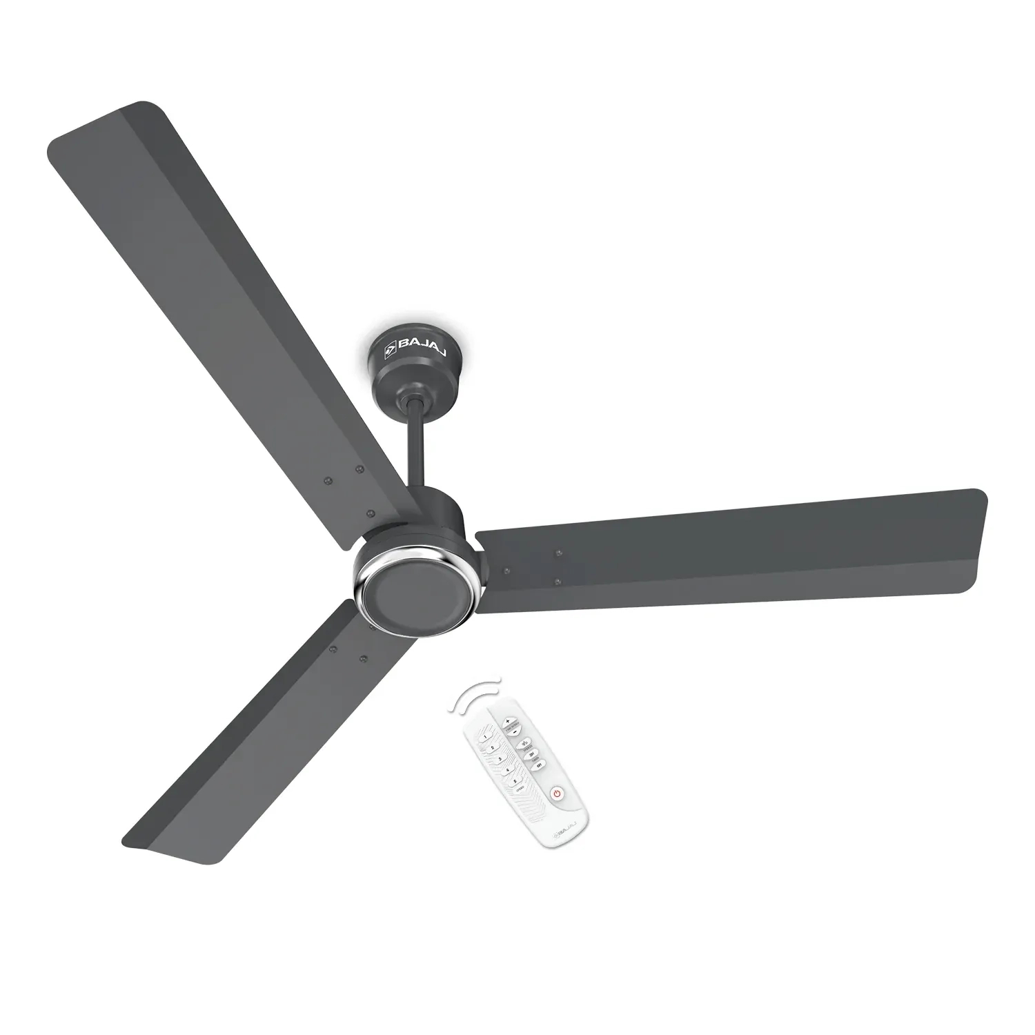 Bajaj Classico Sleek Plus 1200mm Ceiling Fan - Coal Grey by Bajaj : Colours available: SlateGray