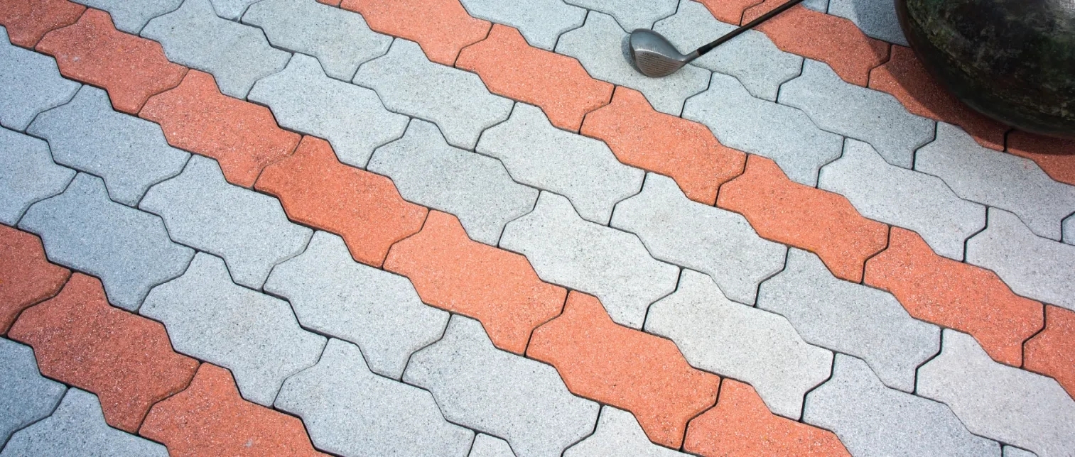 Basant Betons Uni-Regular Pavers - Maroon by Basant Betons for Multipurpose : Colours available: Maroon 1 1