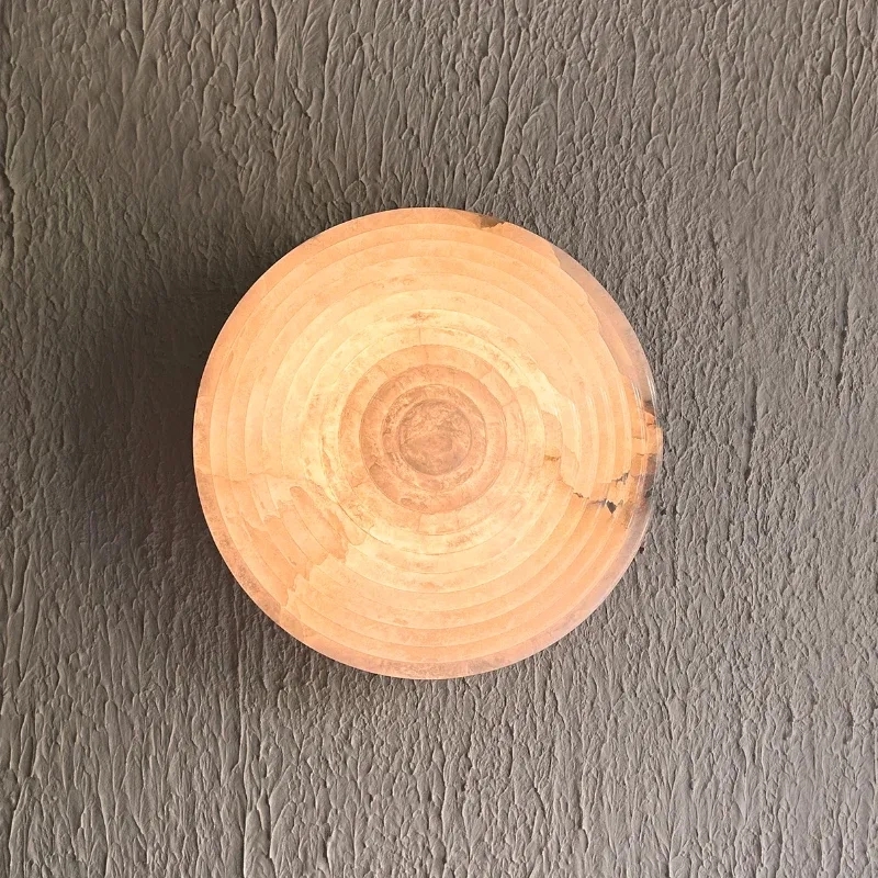 The Living Influence Conical Wall light - Alabaster Sconce 4