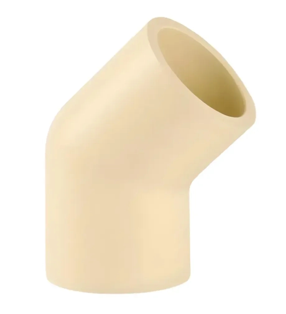 Truflo CPVC Pipes Bend 45 Degree Plain - CF03000032 by Truflo by Hindware for Hot and Cold Water : Colours available: Yellow