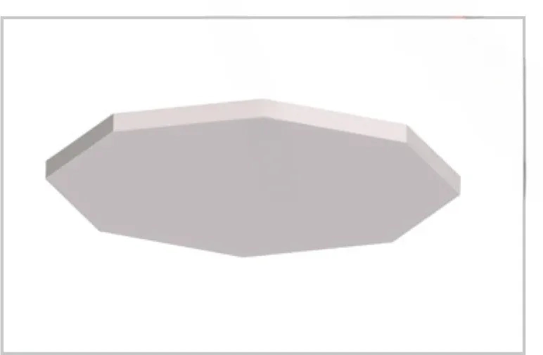 Anutone Soft Subtex Clouds Octagon by Anutone : Colours available: White