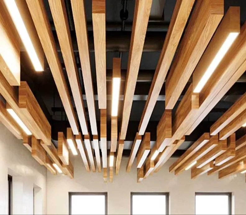 Credence Wood baffle Ceiling by Credence : Colours available: Brown