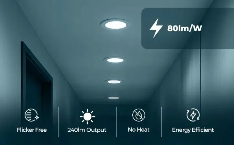 Eveready LED Downlight Vistralite 10W by Eveready : Colours available: WhiteSmoke 4 3