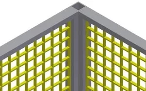Ferrotech FRP Fencing by Ferrograte : Colours available: Yellow 3 3