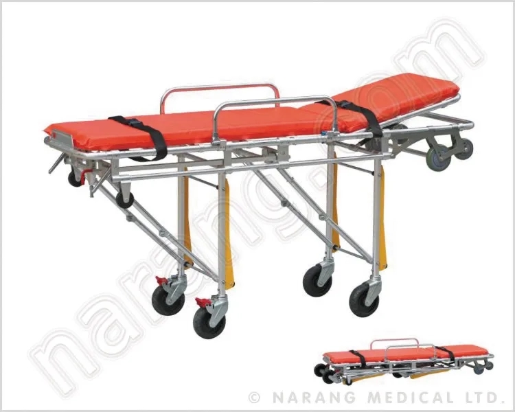 Narang Medical HF5120 : Stretcher Automatic Loading For Ambulance by Narang Medical Limited : Colours available: Orange