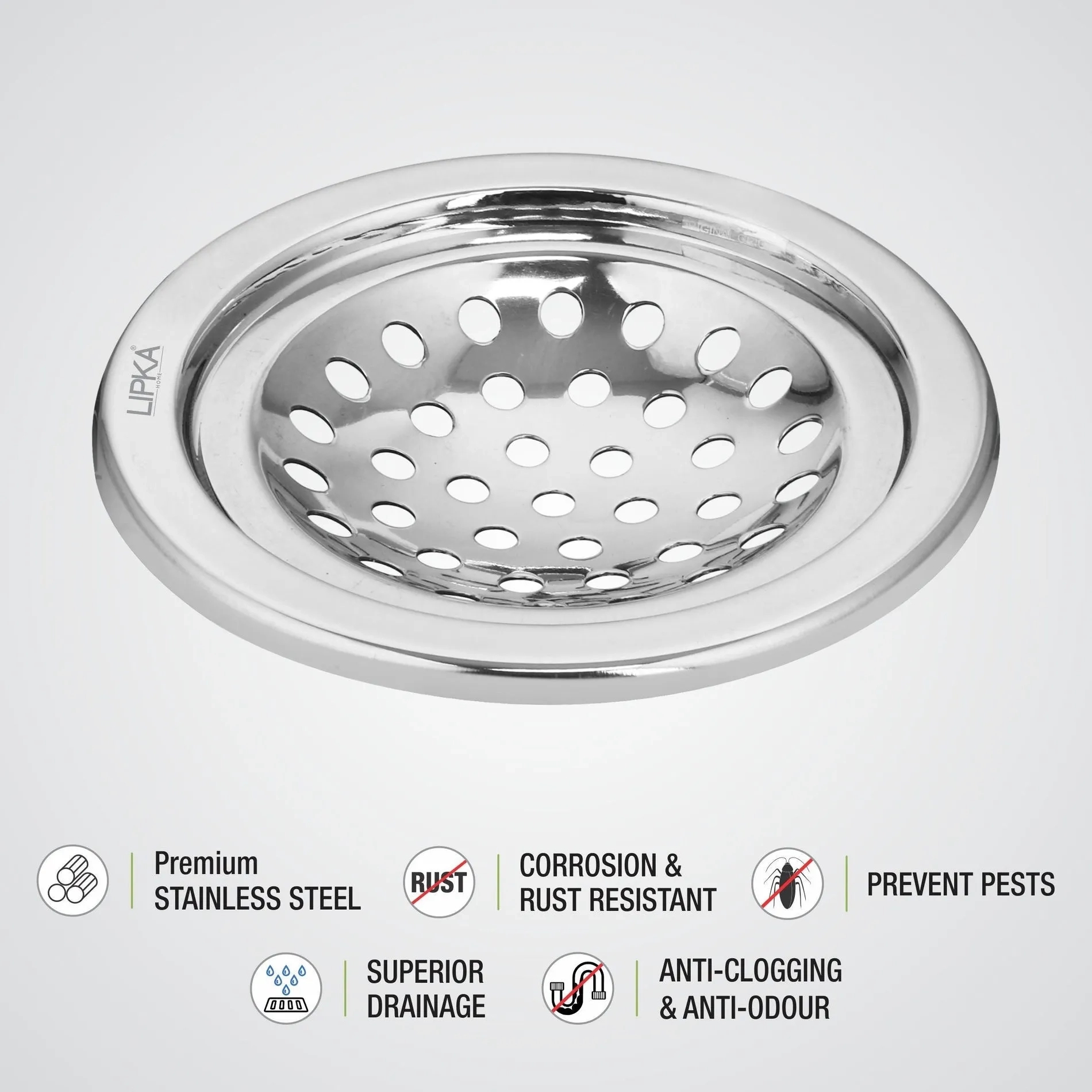 EON Round Floor Drain (5 Inches) 2
