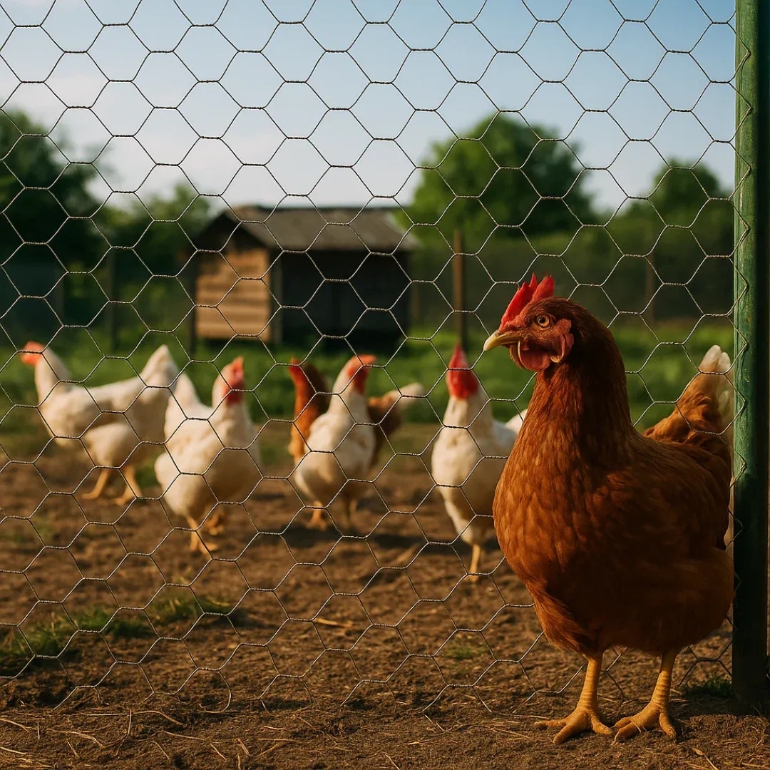 Justfence Poultry Mesh Fence by Justfence : Colours available: Silver 1 1