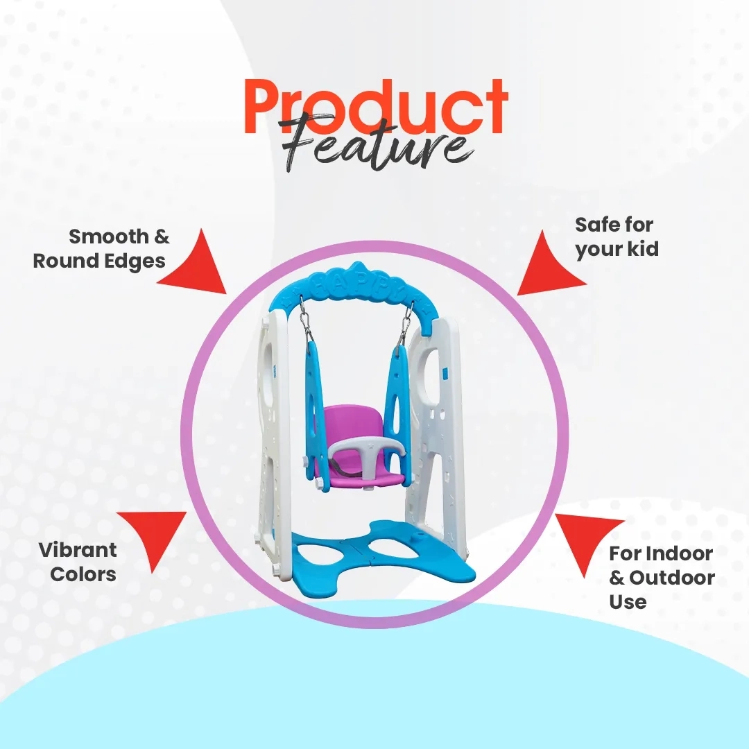 Ok Play Big Swing Comfortable Swing by OK Play for Outdoor, Indoor : Colours available: Multicolour 2 2