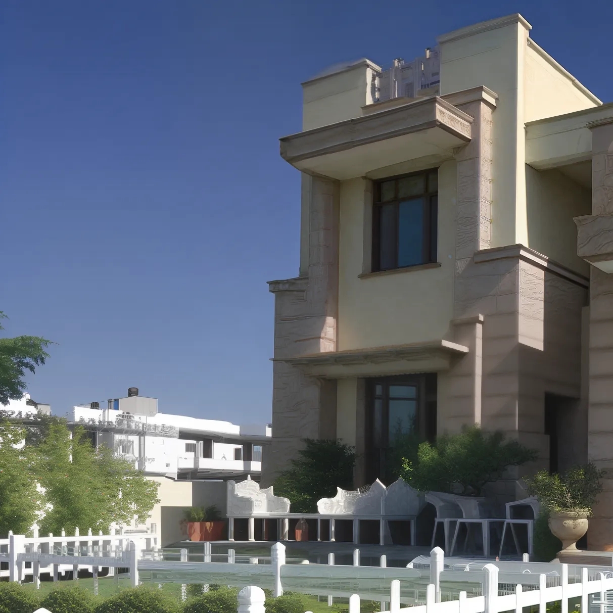 Dhabriya Polywood PVC Fencing by Polywood for Multipurpose : Colours available: White 2 1