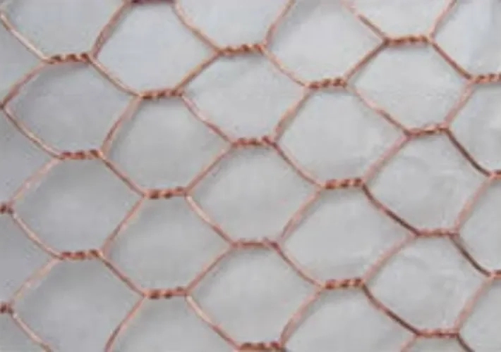 Hindustan Copper Wiremesh by Hindustan : Colours available: Copper 1 1