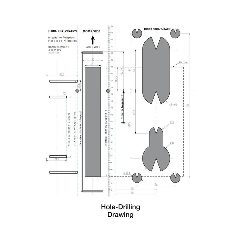 Ozone IDS & Opera Software Based Hotel Lock - SS by Ozone for Hotel, Resort : Colours available: Silver 3 2