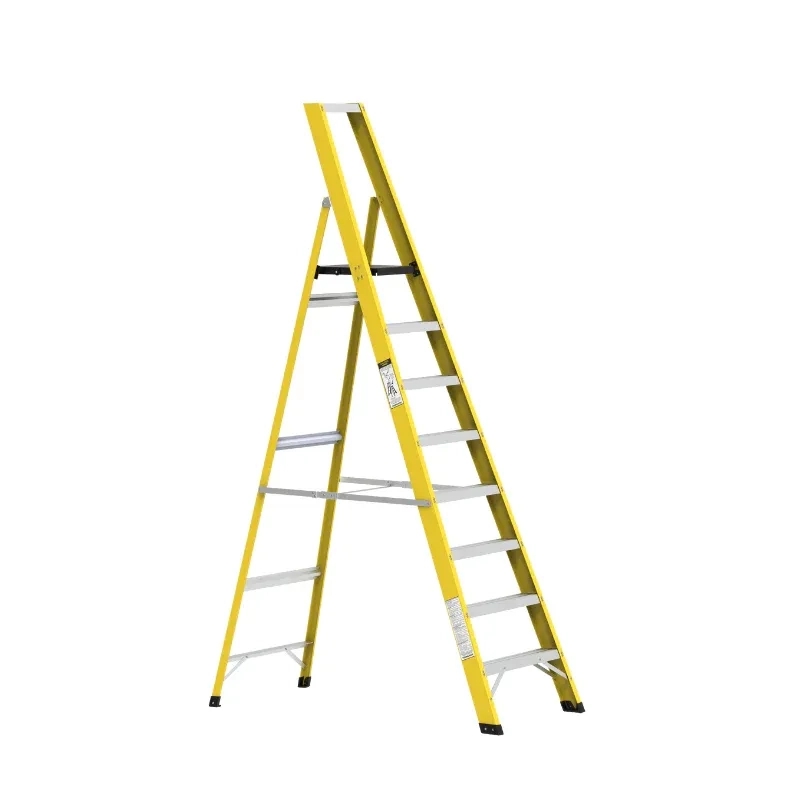 Youngman Y-Access FRP Fiberglass Swing Type - Platform Ladder 8352 by Y Equipment Services : Colours available: Yellow