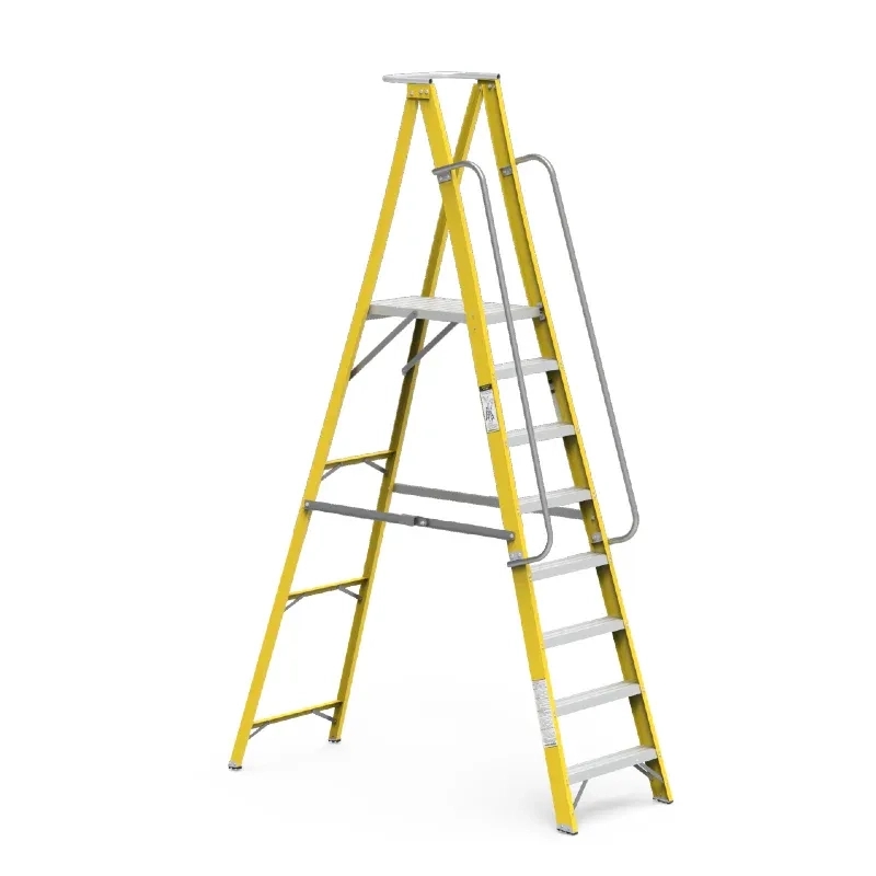 Youngman Y-Access PROPF Ladder - Platform Ladder - Size - 6\3 by Y Equipment Services : Colours available: Gold