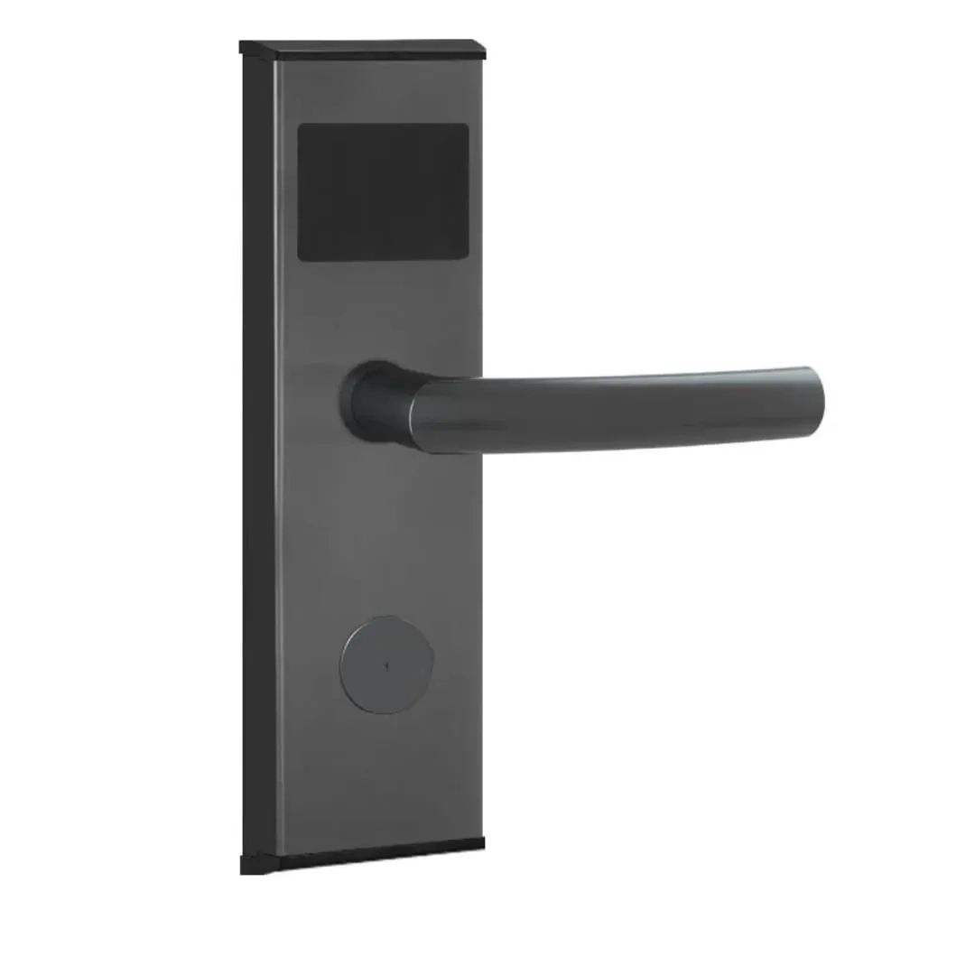 jenix Hotel Lock digital smart RFID card BLE hotel room door lock TTLock mobile app hotel managment system compatible lock JX HT 777 -Black Color by Jenix for Gym, Spa : Colours available: Black 1 1