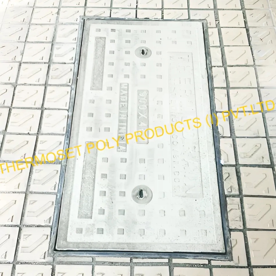 Thermoset Poly FRP GRP Composite Solid Top Manhole Covers by Thermo Drain 1 1