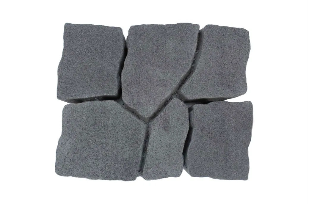 Basant Betons Polygon Beauty Pavers - Grey Black Blended by Basant Betons for Residential, Commercial, Garden, Patio : Colours available: Grey