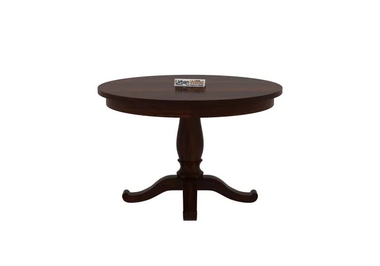 Urbanwood Knit 4-Seater Round Dining Table Set ( Walnut Finish ) 3