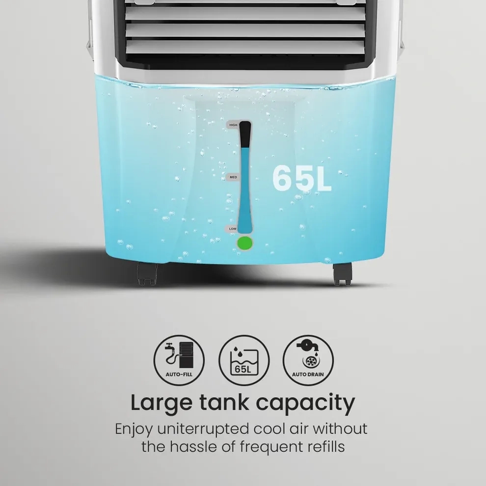 Crompton Optimus 65 IoT Air Cooler by Crompton : Colours available: Black, White 3 4