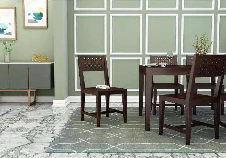 Urbanwood Woodora Dining Chair Without Cushion ( Walnut Finish )