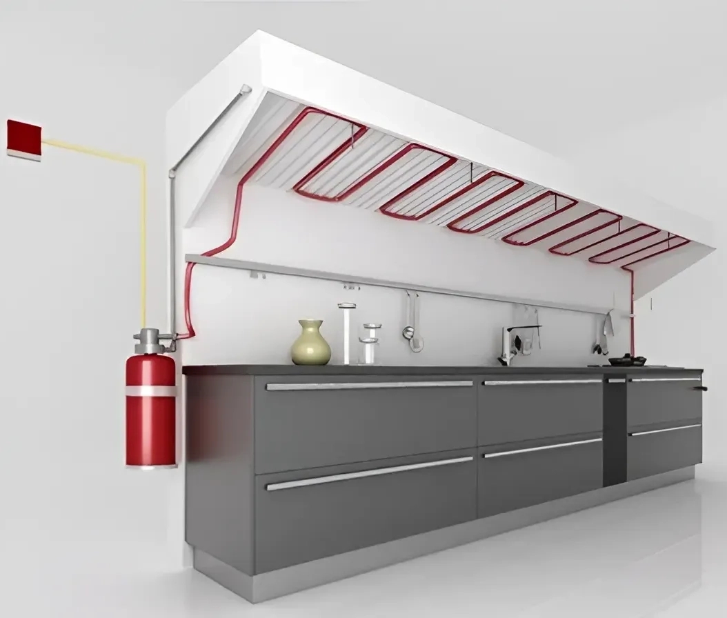 FireSquad Kitchen Hood Suppression System by Fire Squad