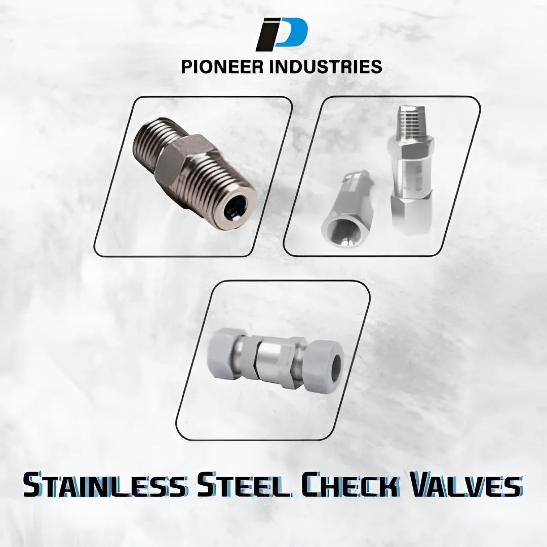Pioneer Stainless Steel Check Valves by Pioneer : Colours available: Silver
