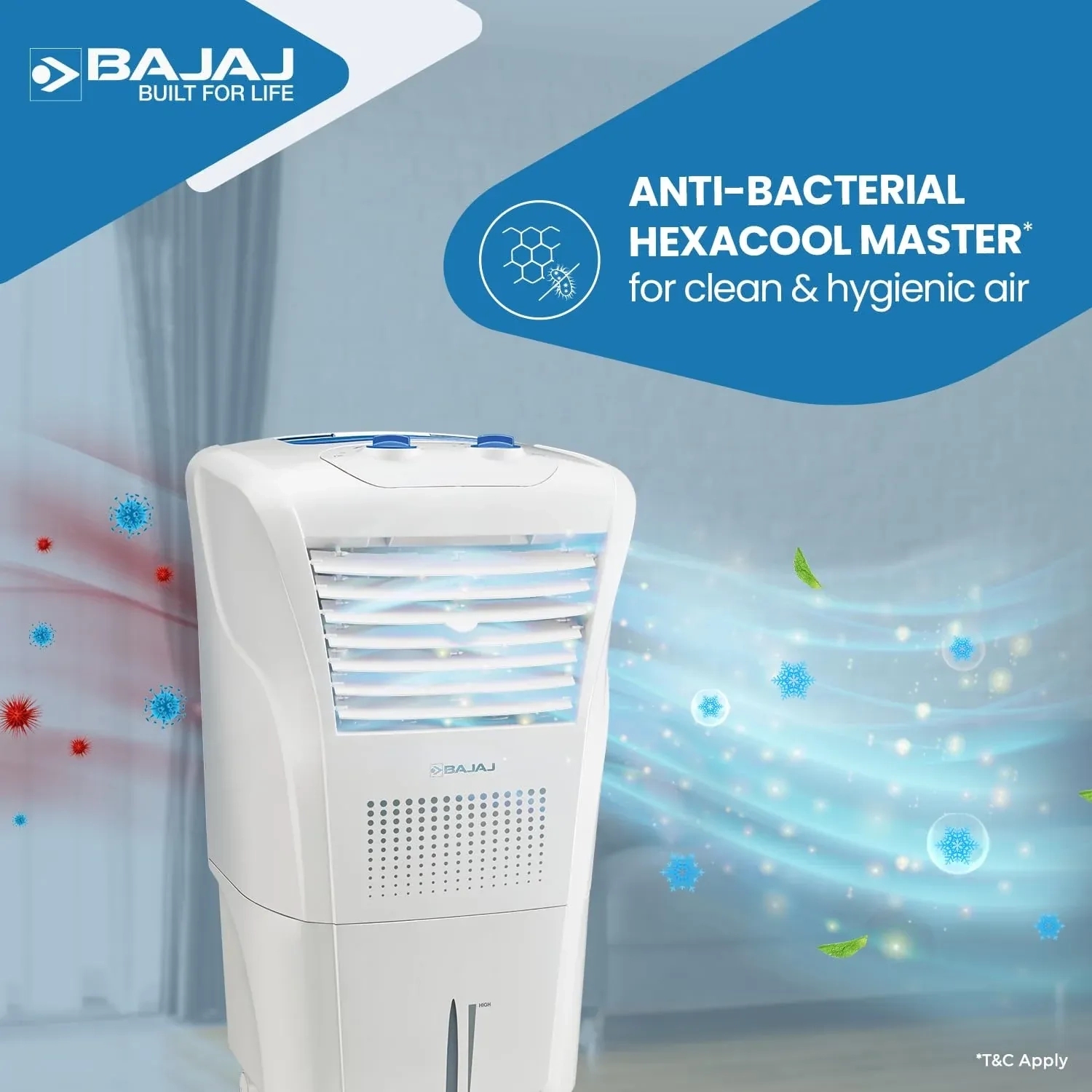 Bajaj Frio New - Air Cooler by Bajaj : Colours available: GhostWhite 11 1