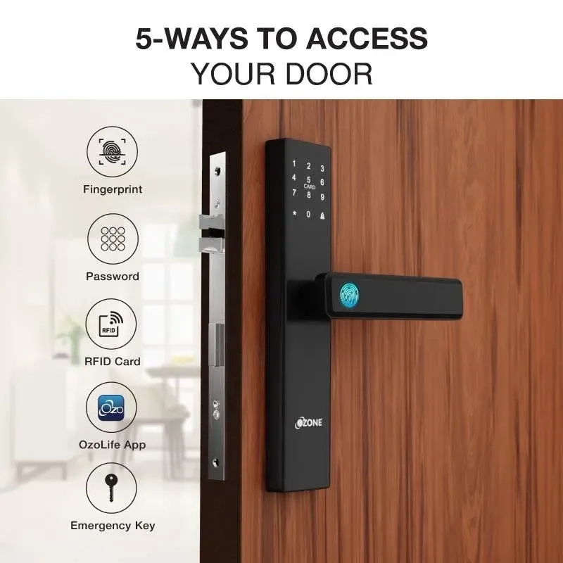 Ozone Smart Wi-Fi Internal Lock for Wooden & Metal Doors by Ozone 8 3