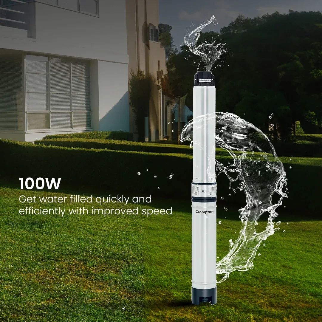 Crompton 100W25RA5TP-50 - Agricultural Pump by Crompton : Colours available: Black, Silver 6 1