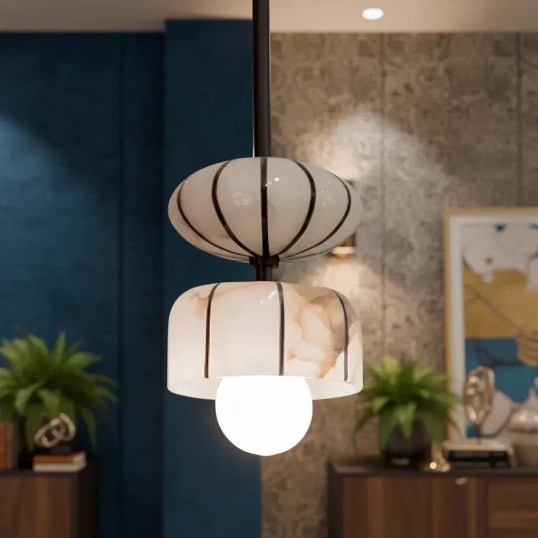 The Living Influence Stripes Shadows SS#05 - Hanging Light 5