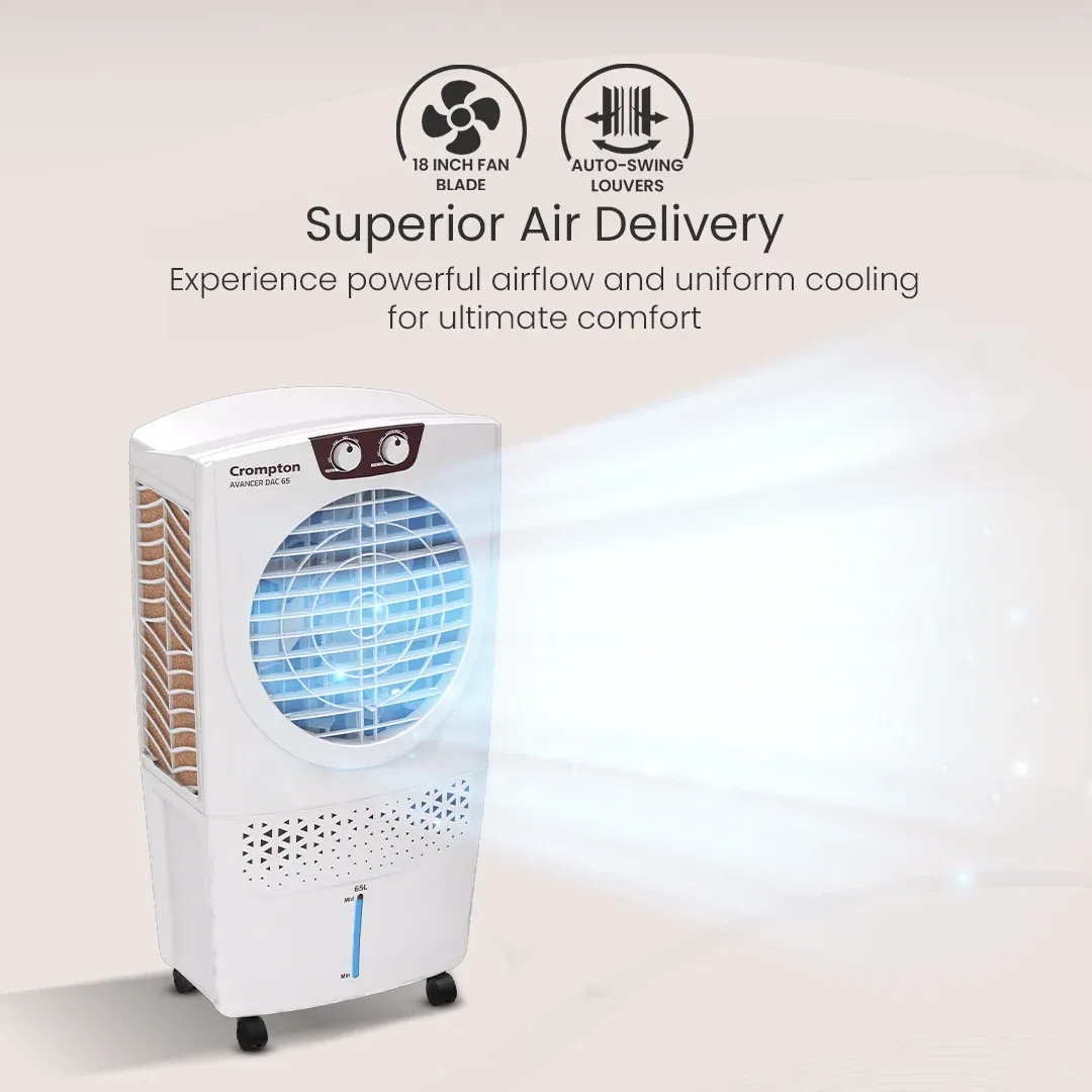 Crompton Avancer Dac Air Cooler -  65-L by Crompton : Colours available: White, Purple 11 6