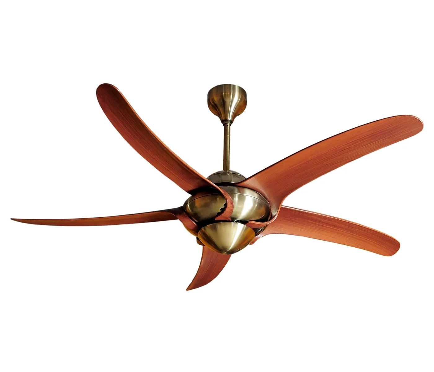 Adithya Lamps Uragano AB Ceiling Fan by Adithya Lamps : Colours available: GoldDust, Brown