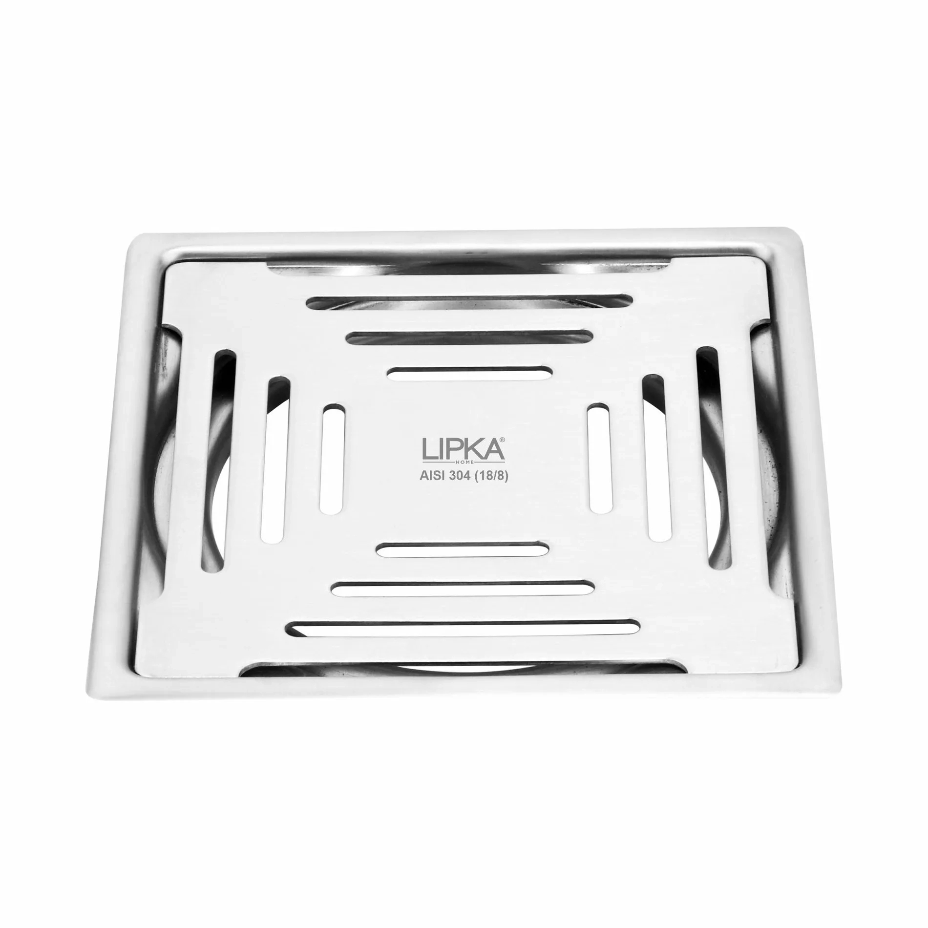Lipka Green Exclusive Square Flat Cut Floor Drain (6 x 6 Inches)