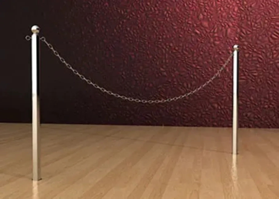 Q-Manager Chain Post - Floor Socket 1