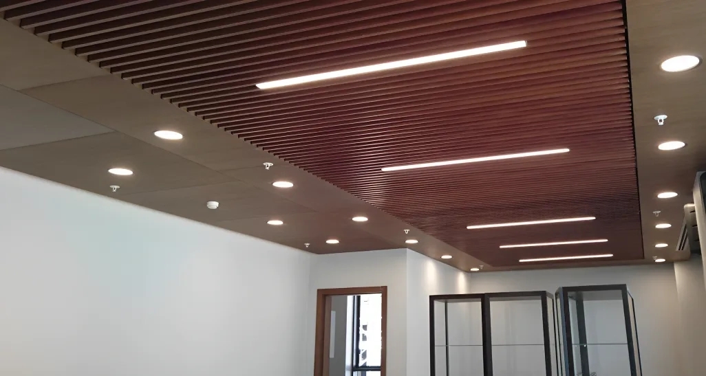 Highline Rollform Baffle by Highline Building Products for Interior : Colours available: Brown 1 2