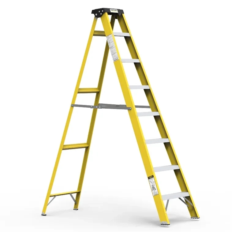 Youngman Y-Access FRP Fiberglass Single Sided Self Supporting Ladder 8310 by Y Equipment Services : Colours available: Yellow 12 1
