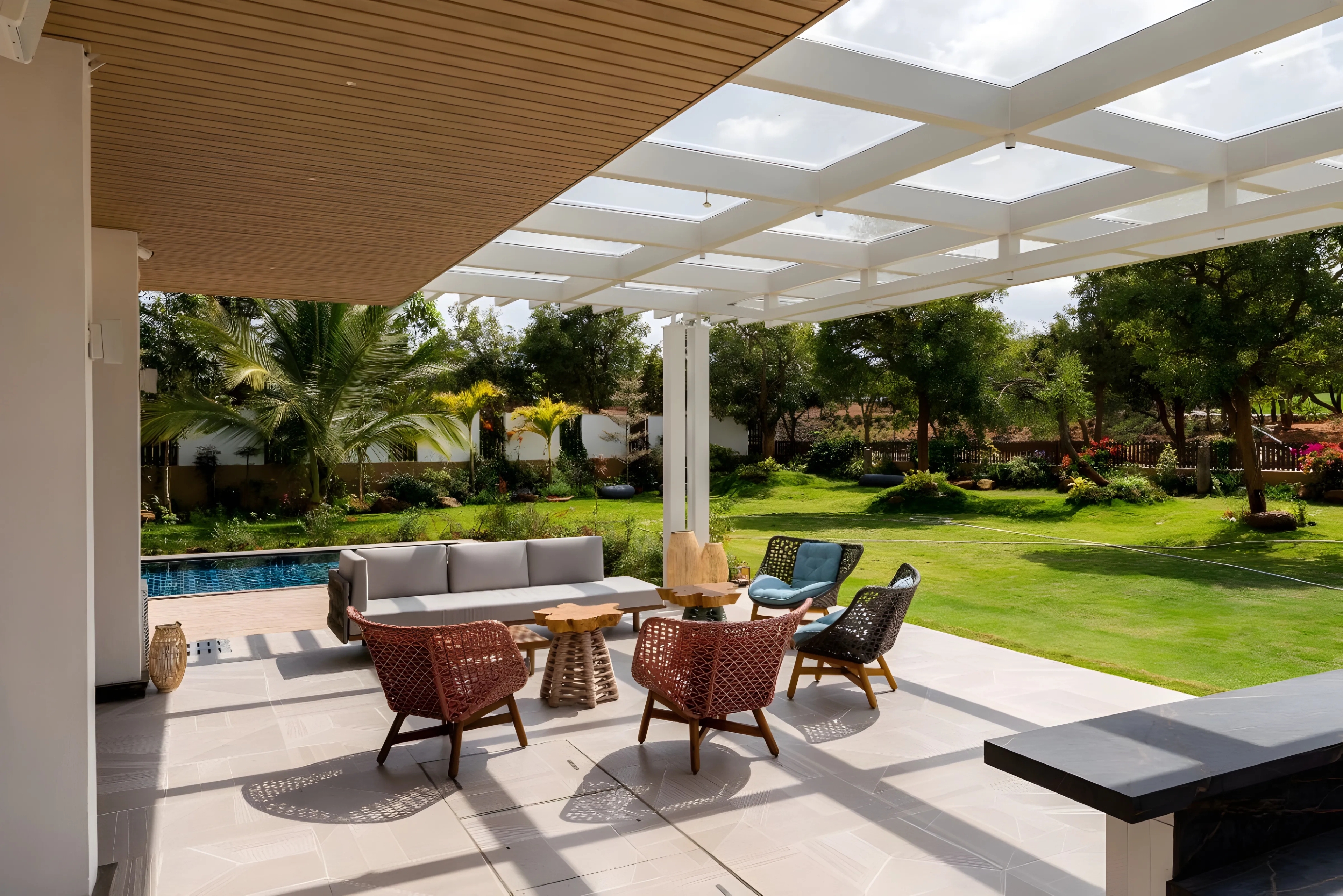 Vox Soffit - Oak Panel by Vox : Colours available: Wheat 3 3
