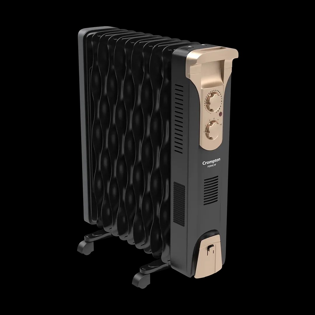 Crompton Insta Fervor 9 Fins 2400 W Oil Filled Room Heater by Crompton