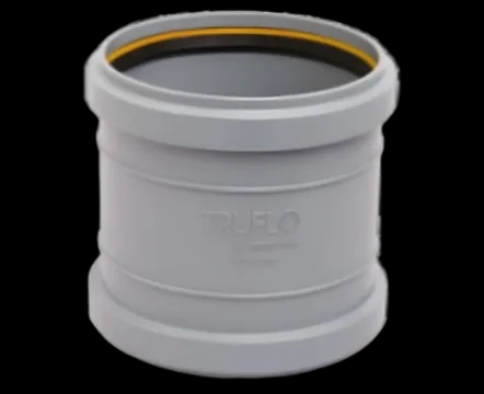 Truflo SWR Pipe Fitting Coupler - SF06000090 by Truflo by Hindware for Sanitary Waste Water : Colours available: Grey